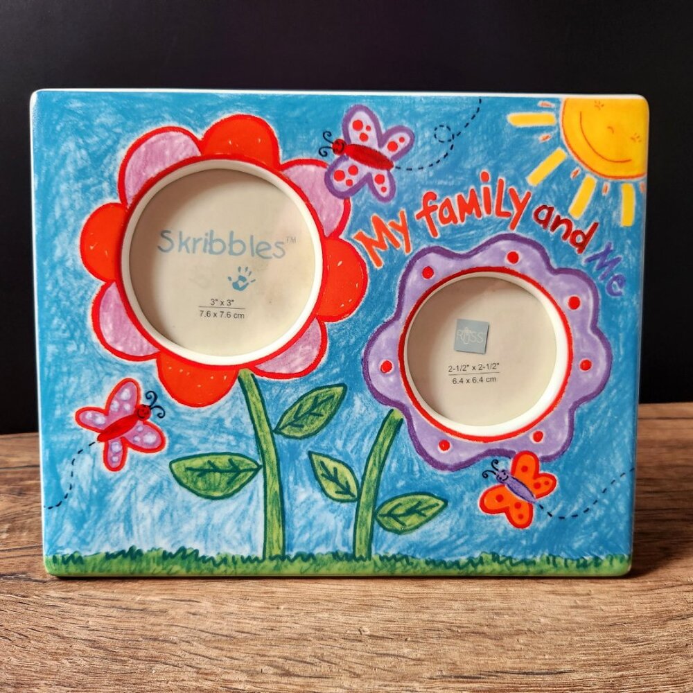 Vibrant and Colourful "My family and Me" Photo Frame